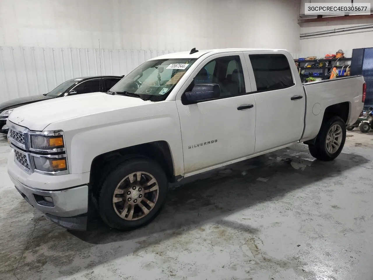 2014 Chevrolet Silverado C1500 Lt VIN: 3GCPCREC4EG305677 Lot: 70567544