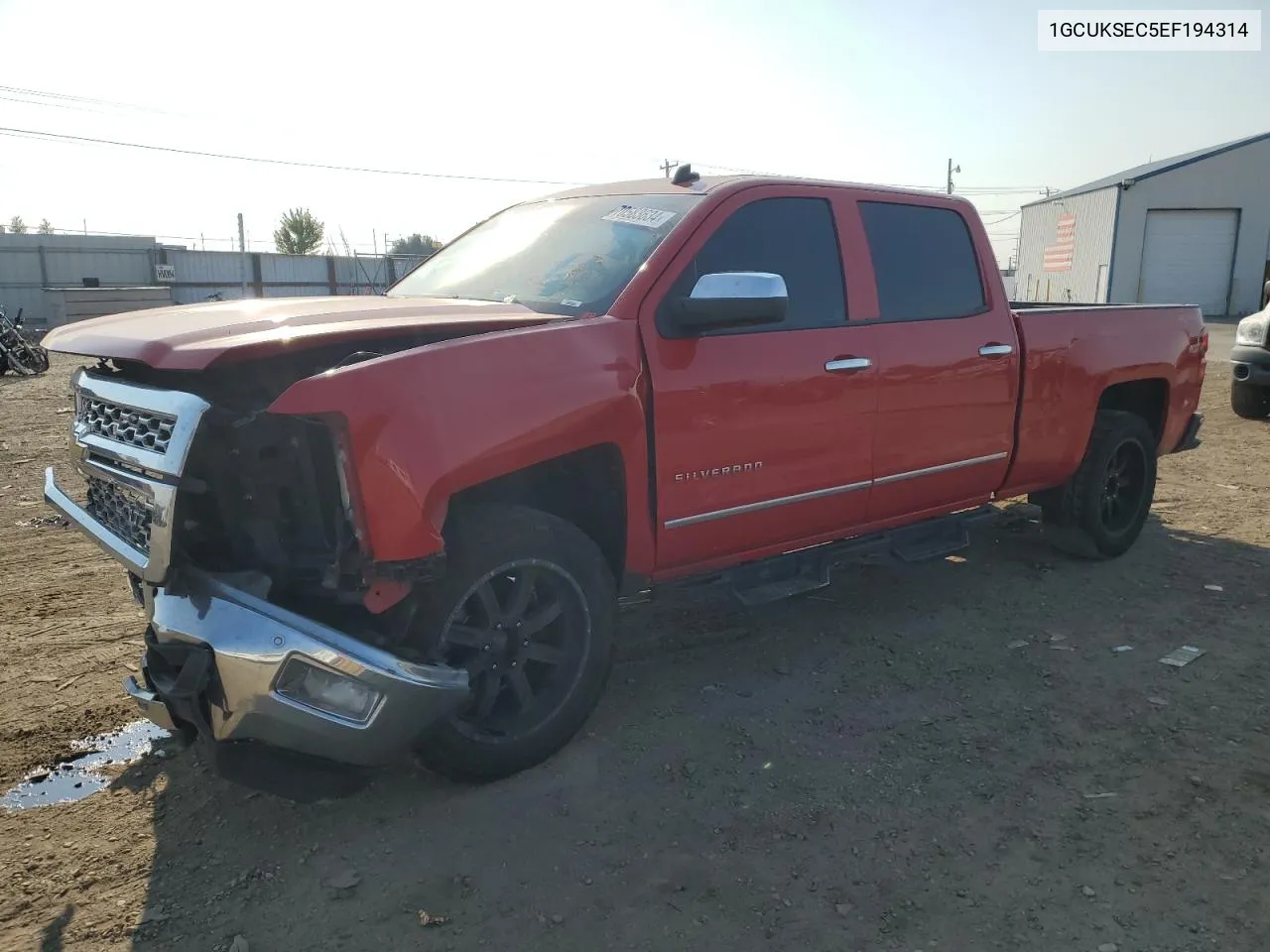 2014 Chevrolet Silverado K1500 Ltz VIN: 1GCUKSEC5EF194314 Lot: 70583634