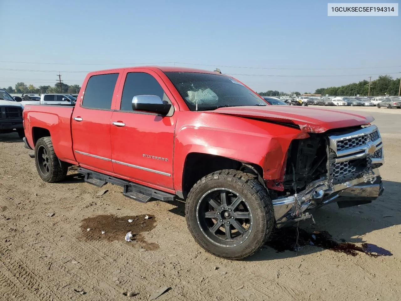 2014 Chevrolet Silverado K1500 Ltz VIN: 1GCUKSEC5EF194314 Lot: 70583634