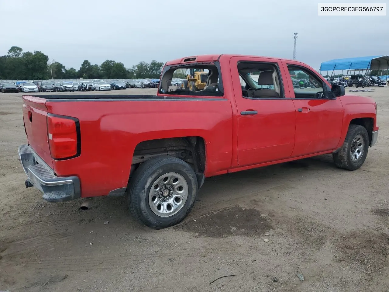 2014 Chevrolet Silverado C1500 Lt VIN: 3GCPCREC3EG566797 Lot: 70597534