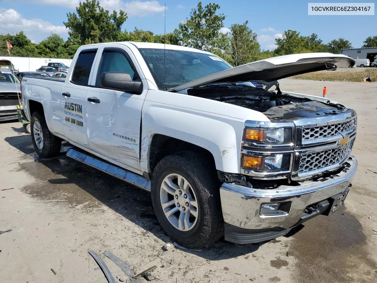 2014 Chevrolet Silverado K1500 Lt VIN: 1GCVKREC6EZ304167 Lot: 70634464