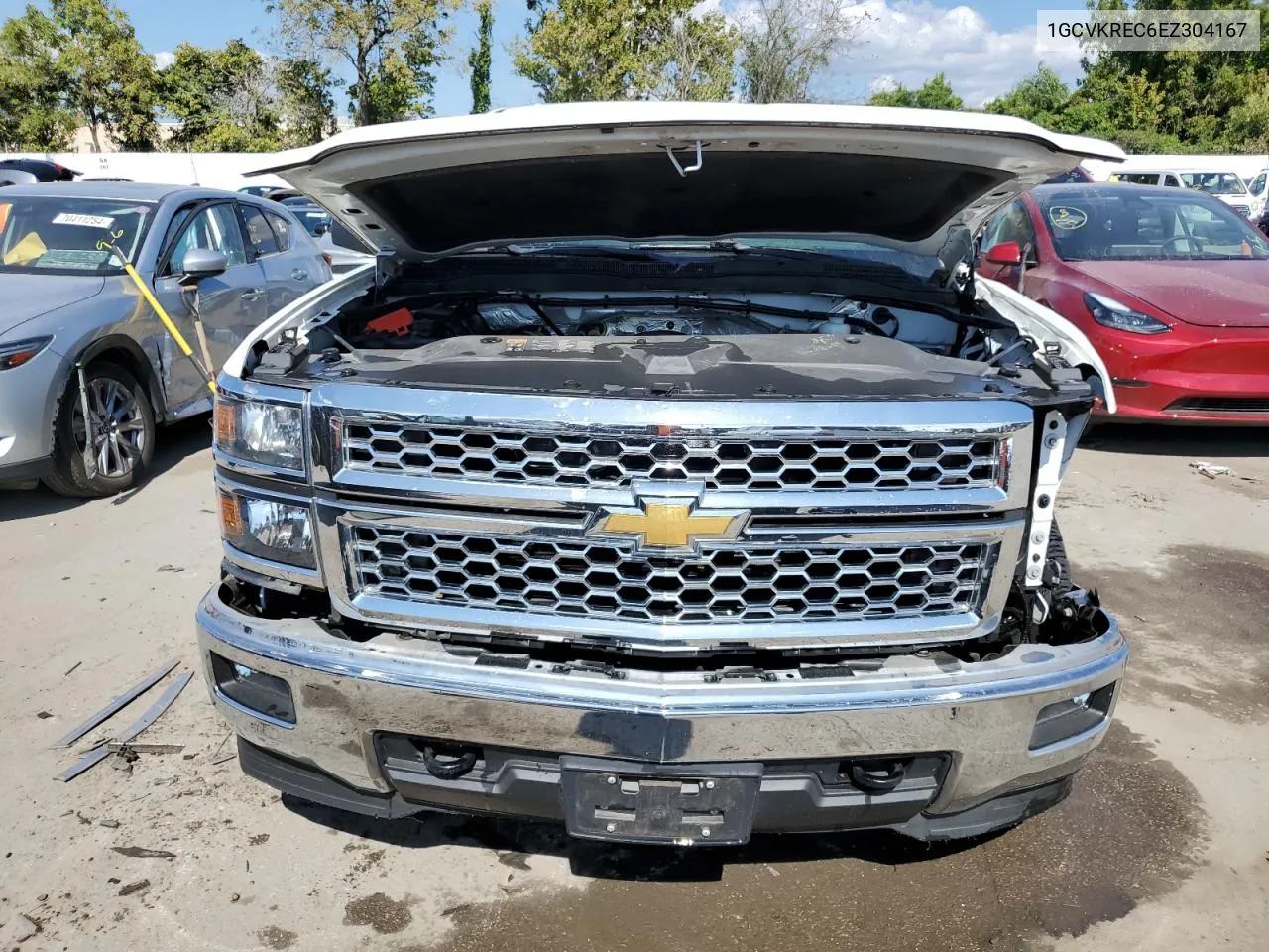 2014 Chevrolet Silverado K1500 Lt VIN: 1GCVKREC6EZ304167 Lot: 70634464