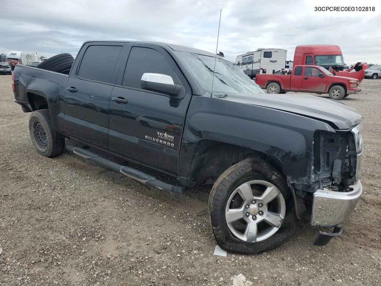 2014 Chevrolet Silverado C1500 Lt VIN: 3GCPCREC0EG102818 Lot: 70647544