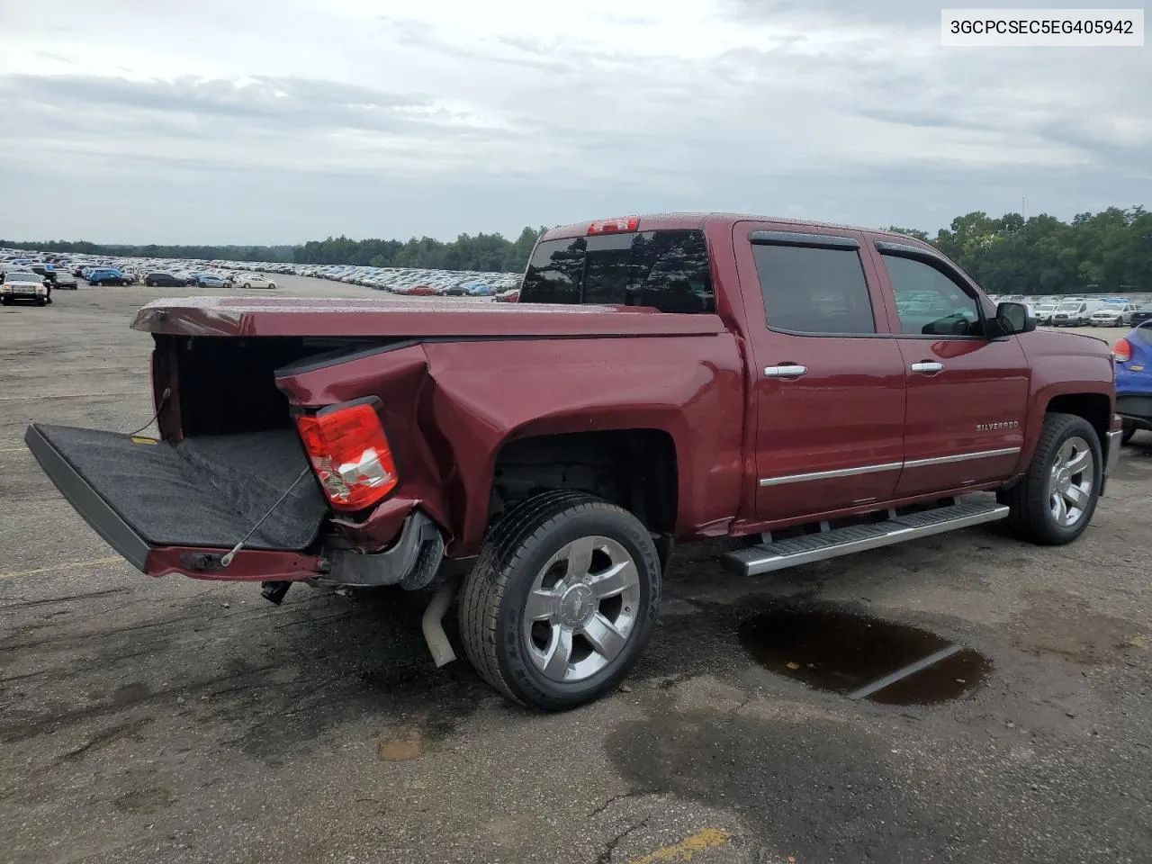 2014 Chevrolet Silverado C1500 Ltz VIN: 3GCPCSEC5EG405942 Lot: 70816434