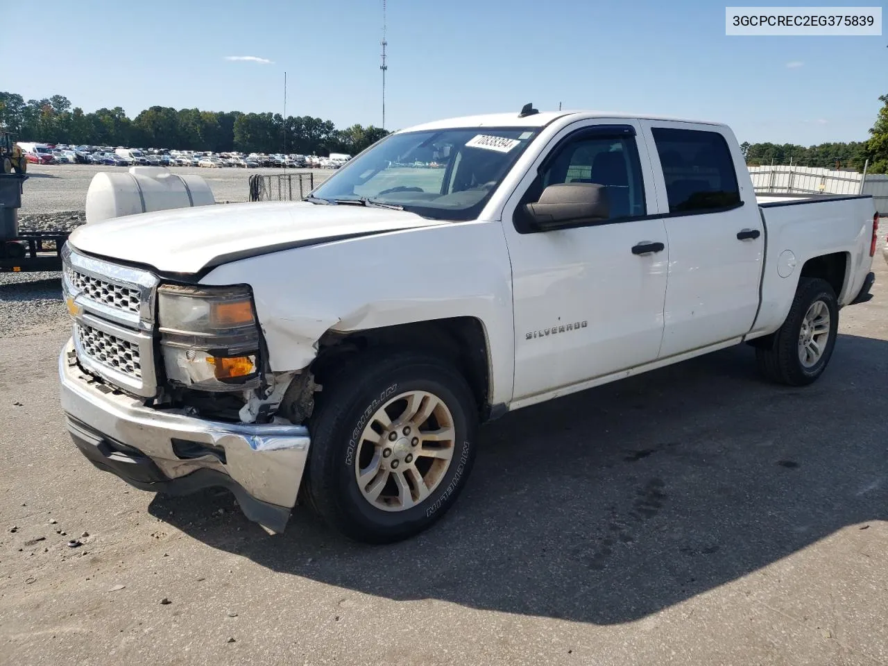 2014 Chevrolet Silverado C1500 Lt VIN: 3GCPCREC2EG375839 Lot: 70838394