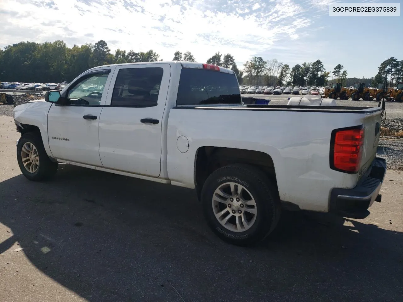 2014 Chevrolet Silverado C1500 Lt VIN: 3GCPCREC2EG375839 Lot: 70838394