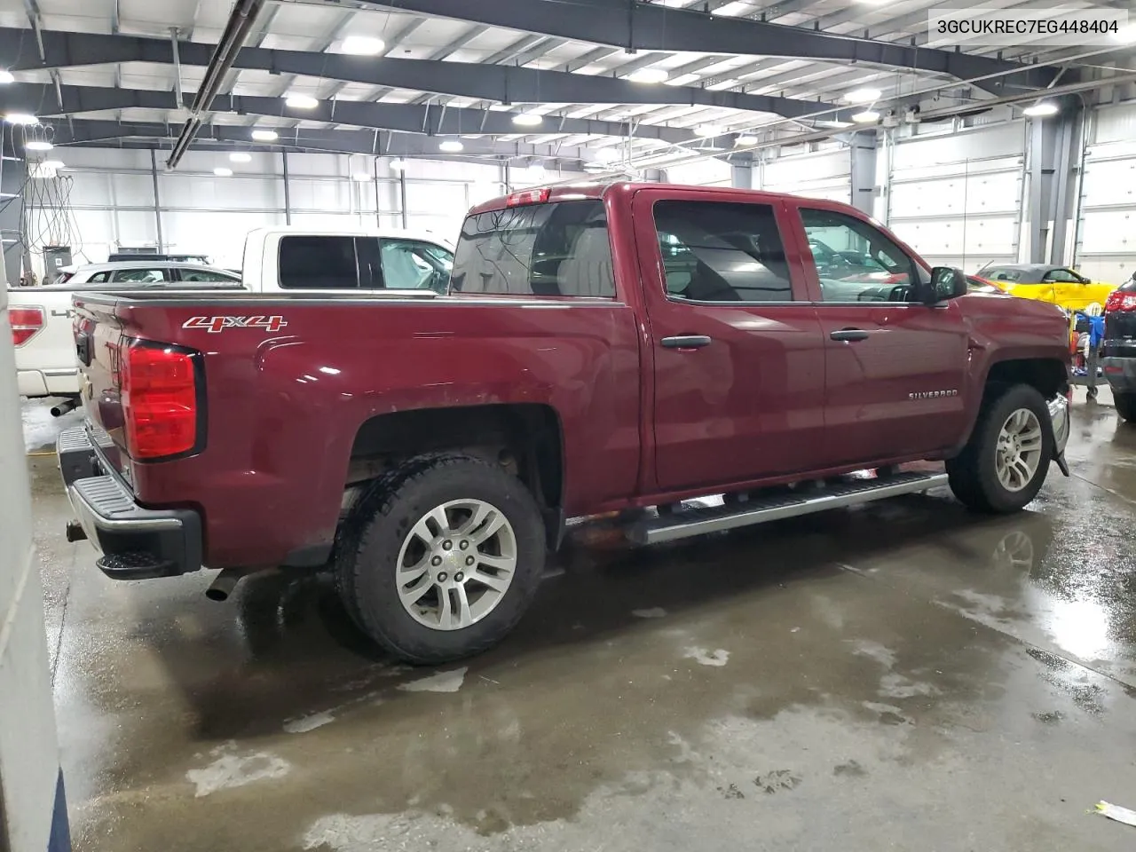 2014 Chevrolet Silverado K1500 Lt VIN: 3GCUKREC7EG448404 Lot: 70984774