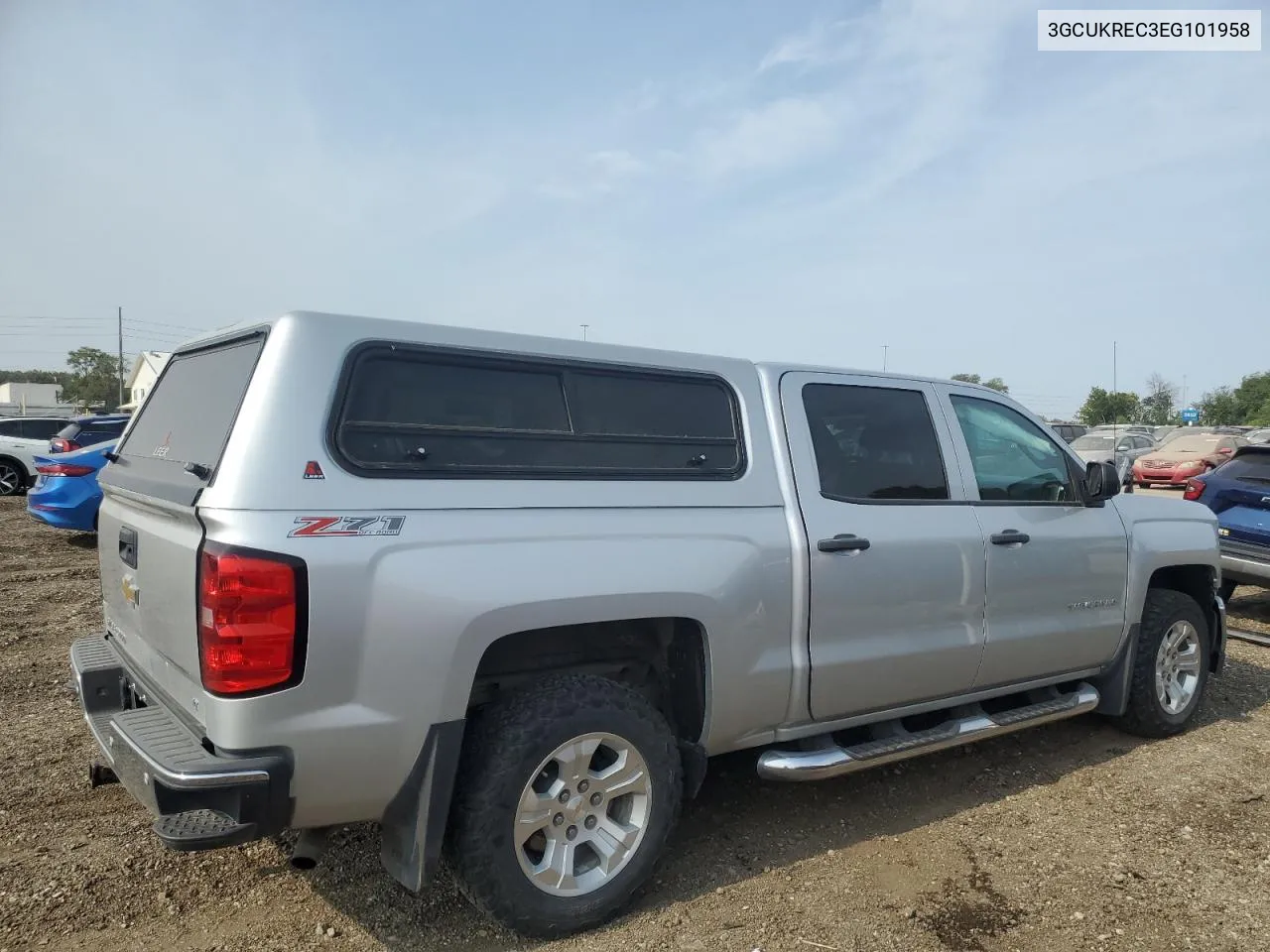 2014 Chevrolet Silverado K1500 Lt VIN: 3GCUKREC3EG101958 Lot: 70986214