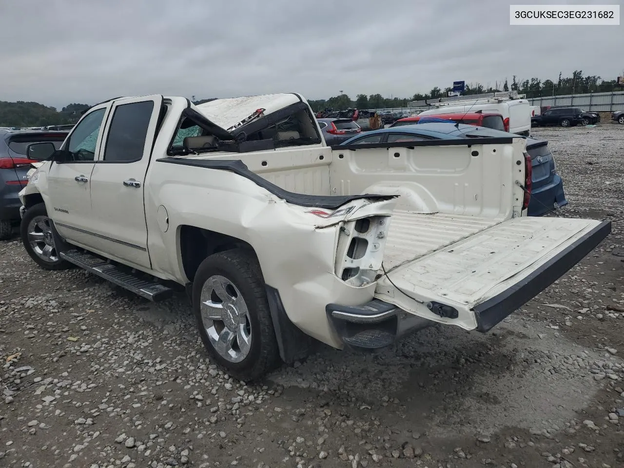 2014 Chevrolet Silverado K1500 Ltz VIN: 3GCUKSEC3EG231682 Lot: 71015044