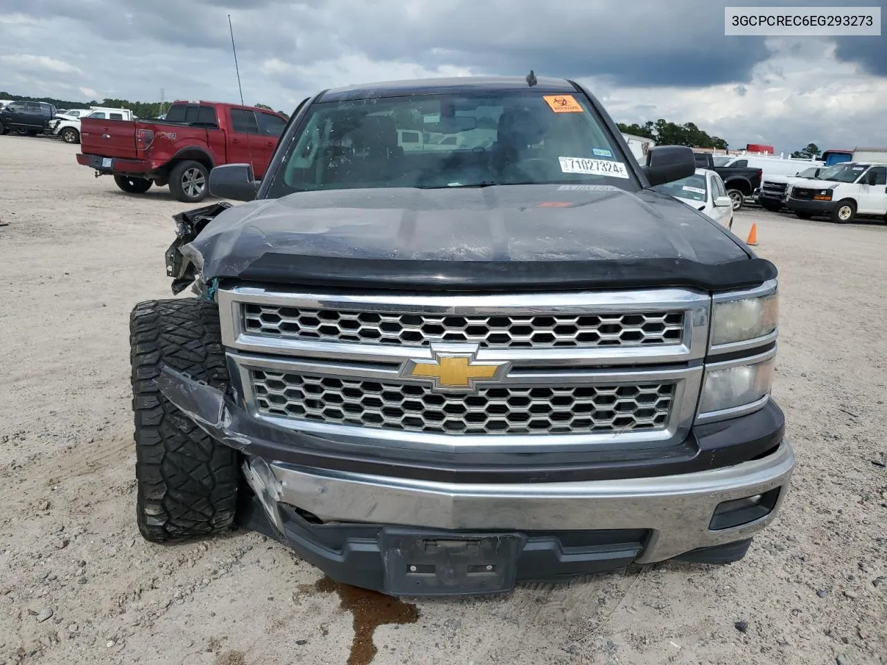 2014 Chevrolet Silverado C1500 Lt VIN: 3GCPCREC6EG293273 Lot: 71027324