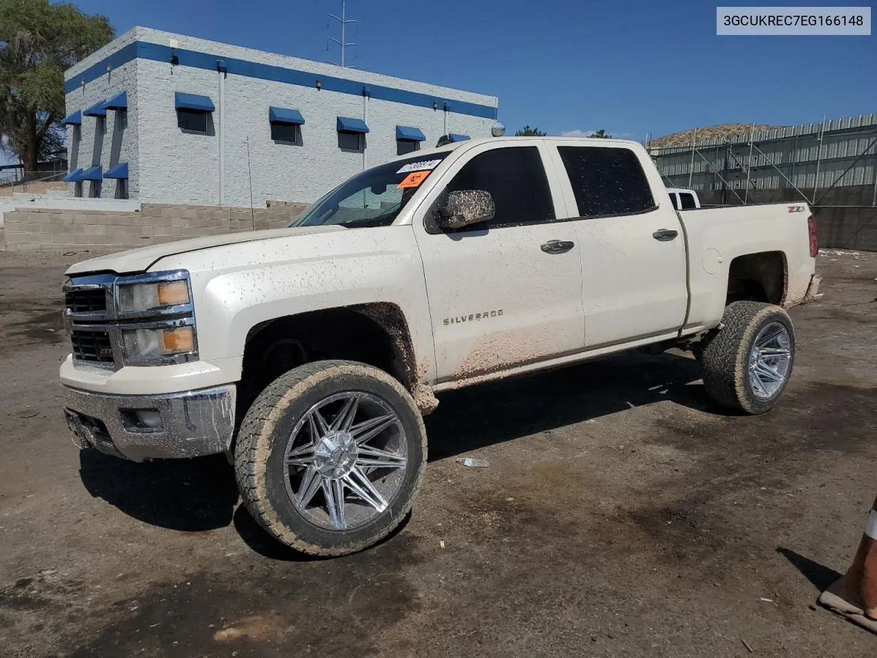 2014 Chevrolet Silverado K1500 Lt VIN: 3GCUKREC7EG166148 Lot: 71308974