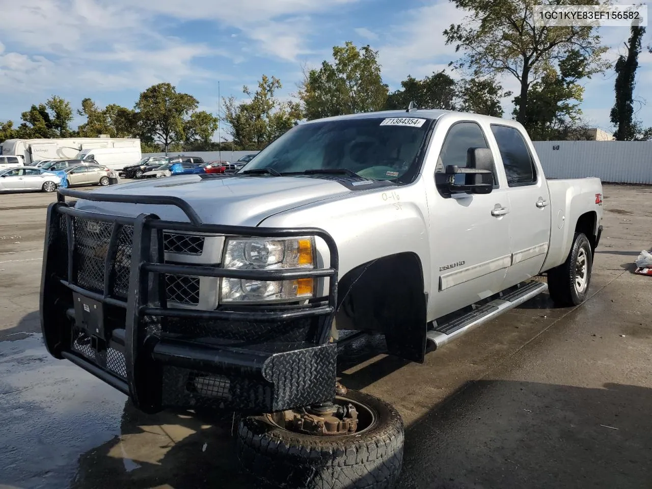 2014 Chevrolet Silverado K2500 Heavy Duty Ltz VIN: 1GC1KYE83EF156582 Lot: 71384354