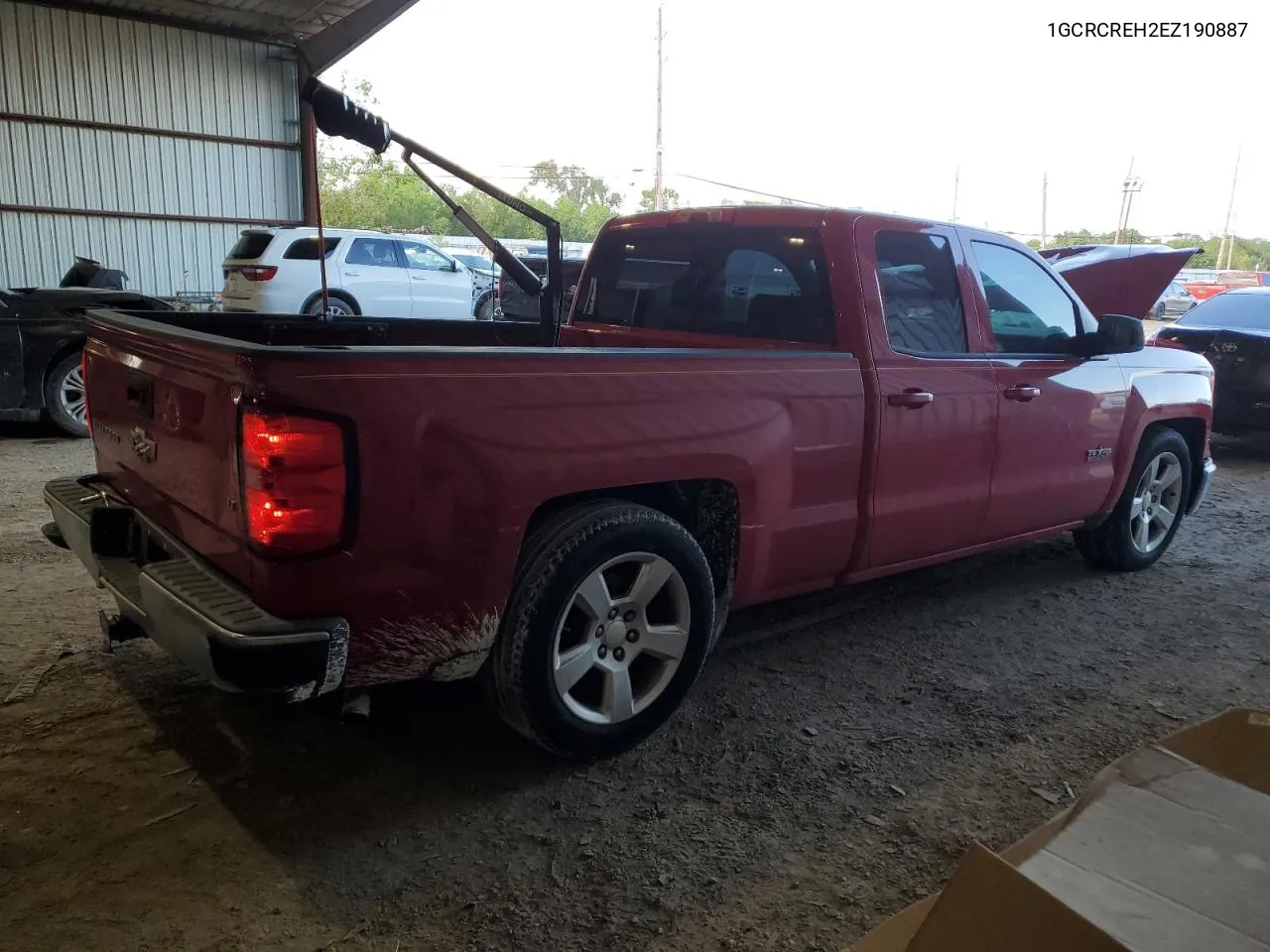 2014 Chevrolet Silverado C1500 Lt VIN: 1GCRCREH2EZ190887 Lot: 71450304