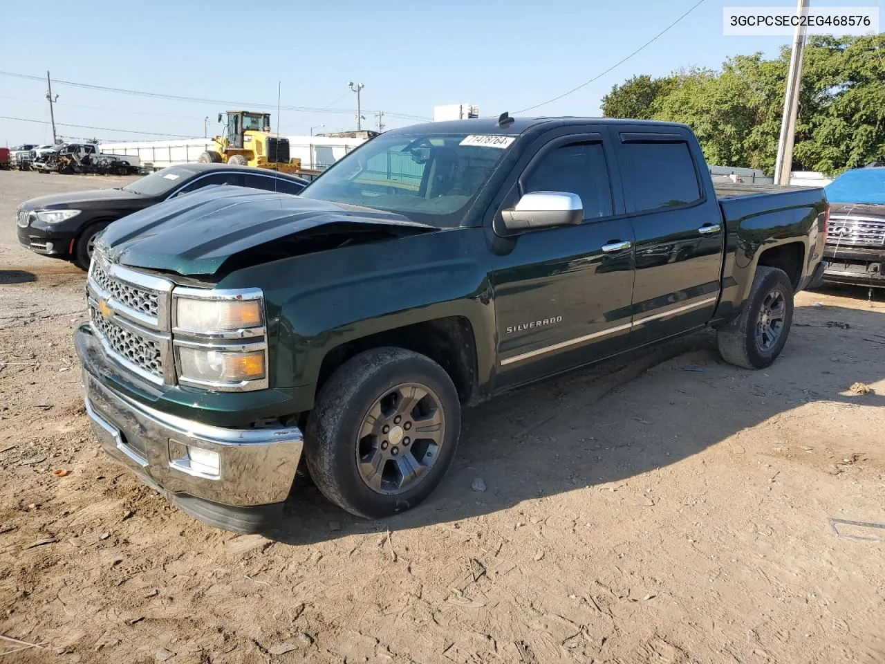 2014 Chevrolet Silverado C1500 Ltz VIN: 3GCPCSEC2EG468576 Lot: 71478764