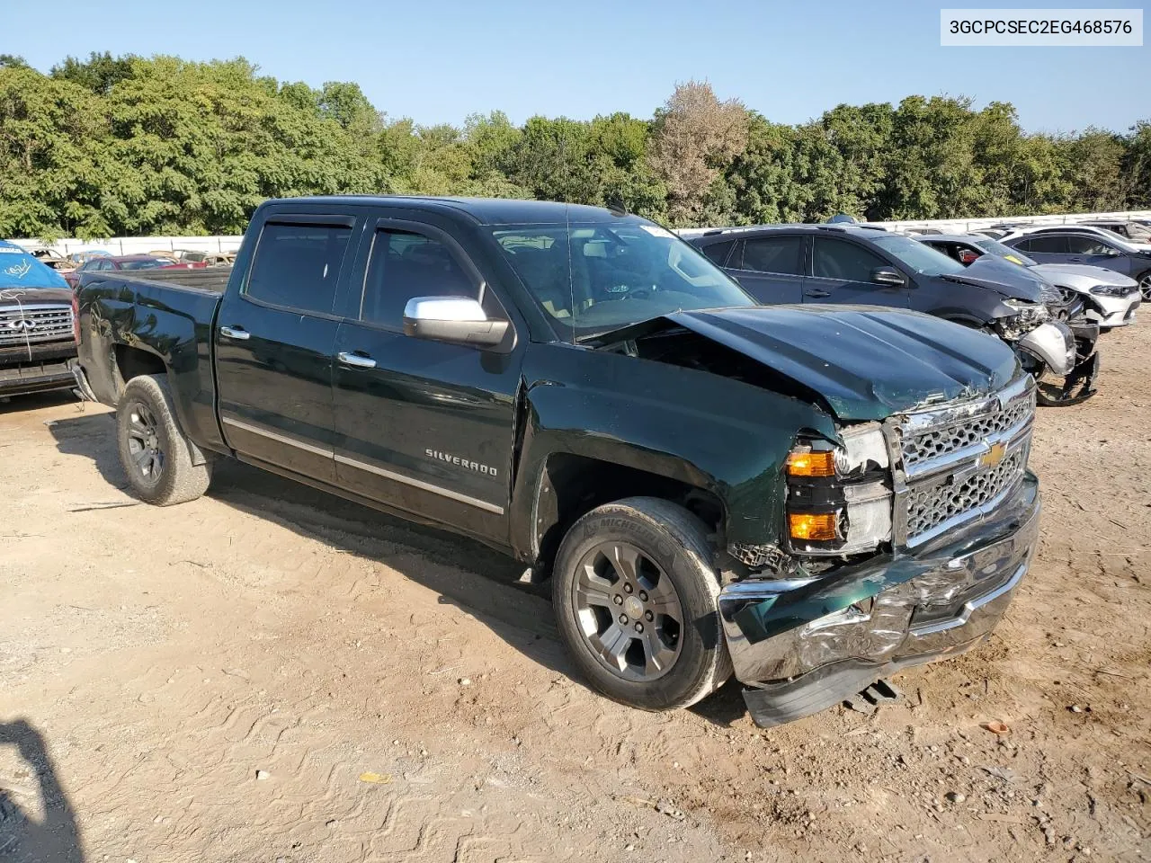 2014 Chevrolet Silverado C1500 Ltz VIN: 3GCPCSEC2EG468576 Lot: 71478764