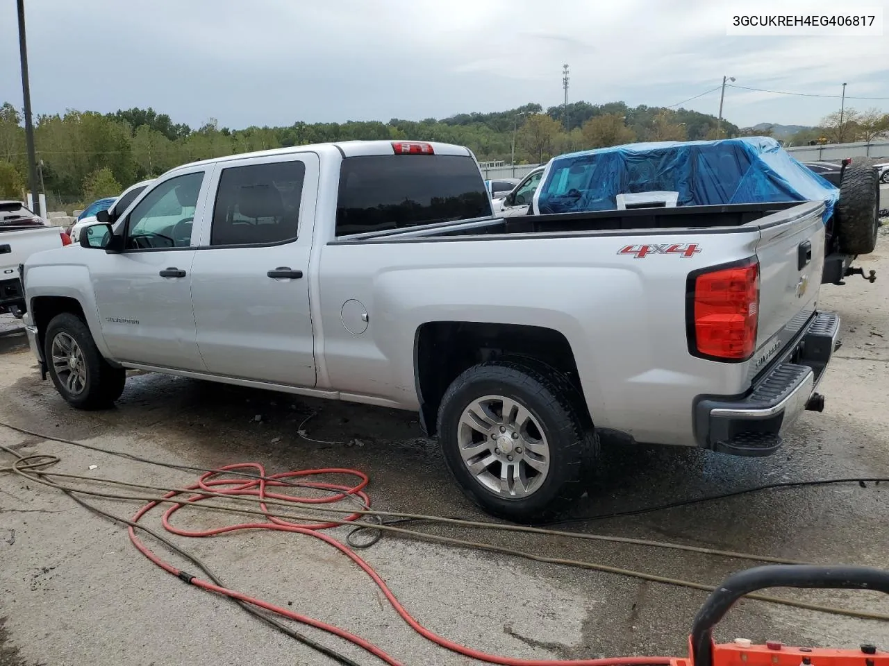 2014 Chevrolet Silverado K1500 Lt VIN: 3GCUKREH4EG406817 Lot: 71496054