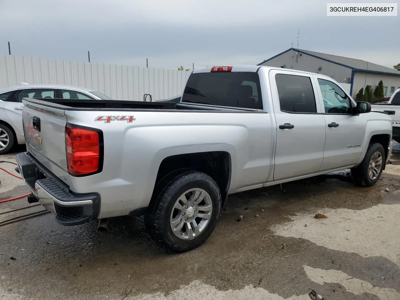 2014 Chevrolet Silverado K1500 Lt VIN: 3GCUKREH4EG406817 Lot: 71496054