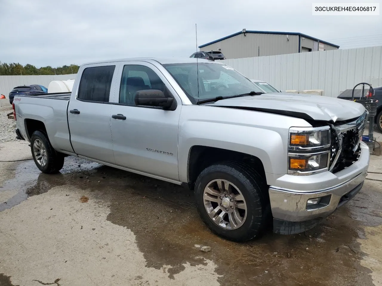 2014 Chevrolet Silverado K1500 Lt VIN: 3GCUKREH4EG406817 Lot: 71496054