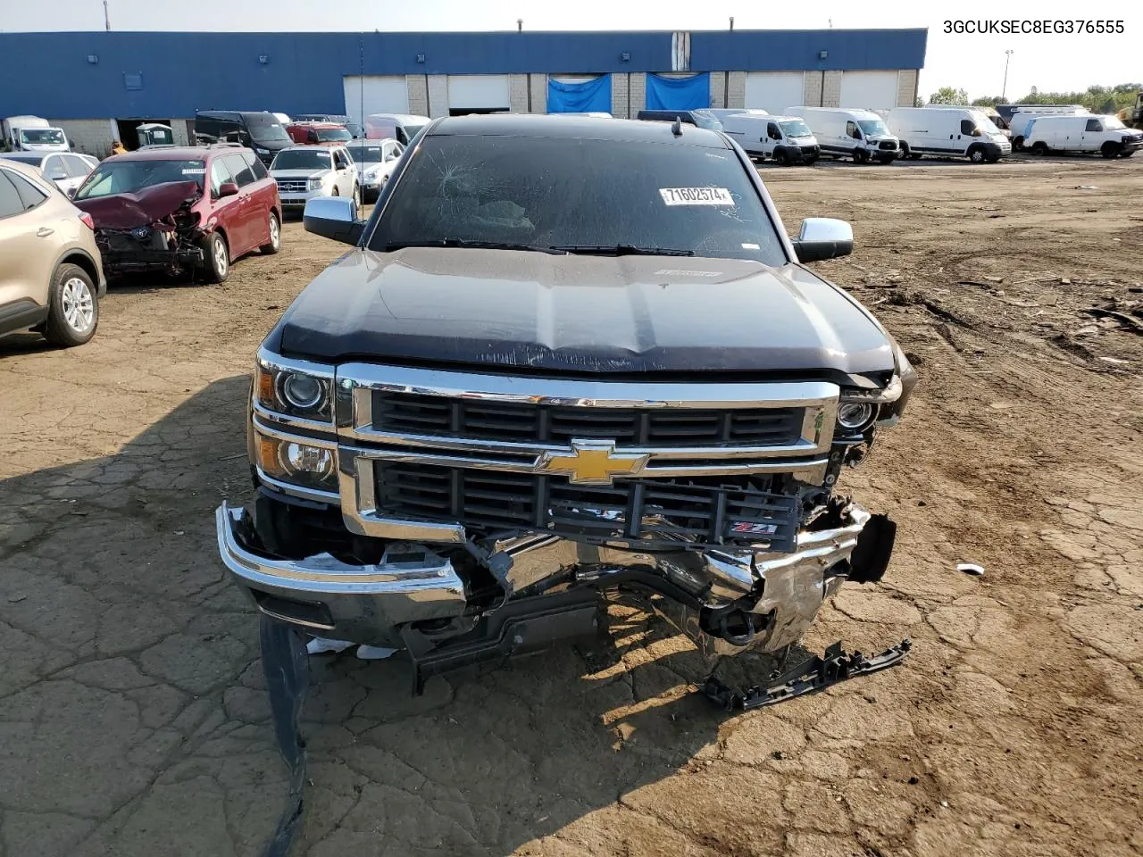 3GCUKSEC8EG376555 2014 Chevrolet Silverado K1500 Ltz