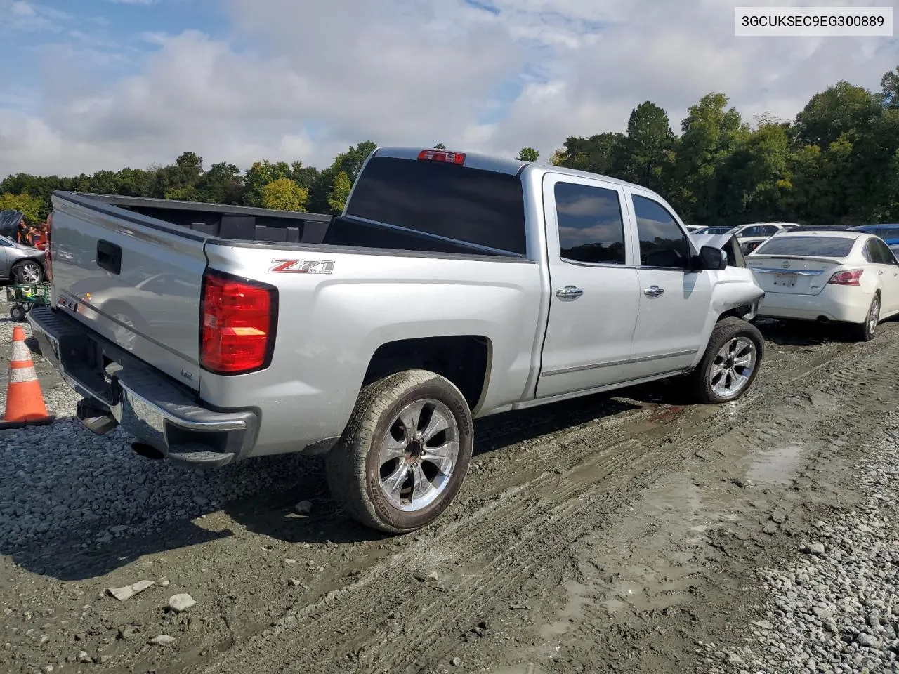 2014 Chevrolet Silverado K1500 Ltz VIN: 3GCUKSEC9EG300889 Lot: 71628594