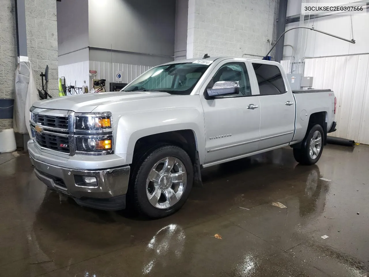 2014 Chevrolet Silverado K1500 Ltz VIN: 3GCUKSEC2EG307666 Lot: 71675814