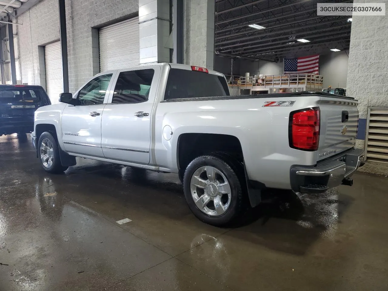 2014 Chevrolet Silverado K1500 Ltz VIN: 3GCUKSEC2EG307666 Lot: 71675814