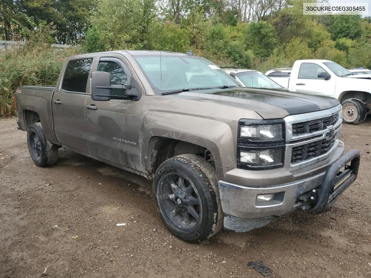 2014 Chevrolet Silverado K1500 Lt VIN: 3GCUKREC0EG305455 Lot: 71752264