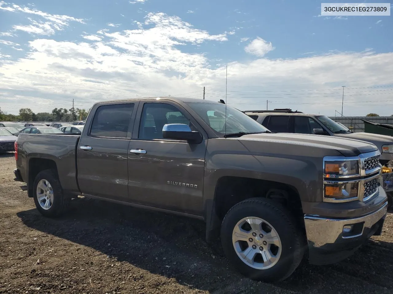 2014 Chevrolet Silverado K1500 Lt VIN: 3GCUKREC1EG273809 Lot: 71769344