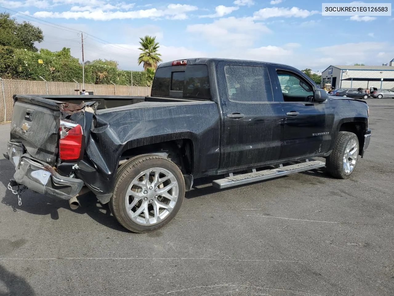 2014 Chevrolet Silverado K1500 Lt VIN: 3GCUKREC1EG126583 Lot: 71790304