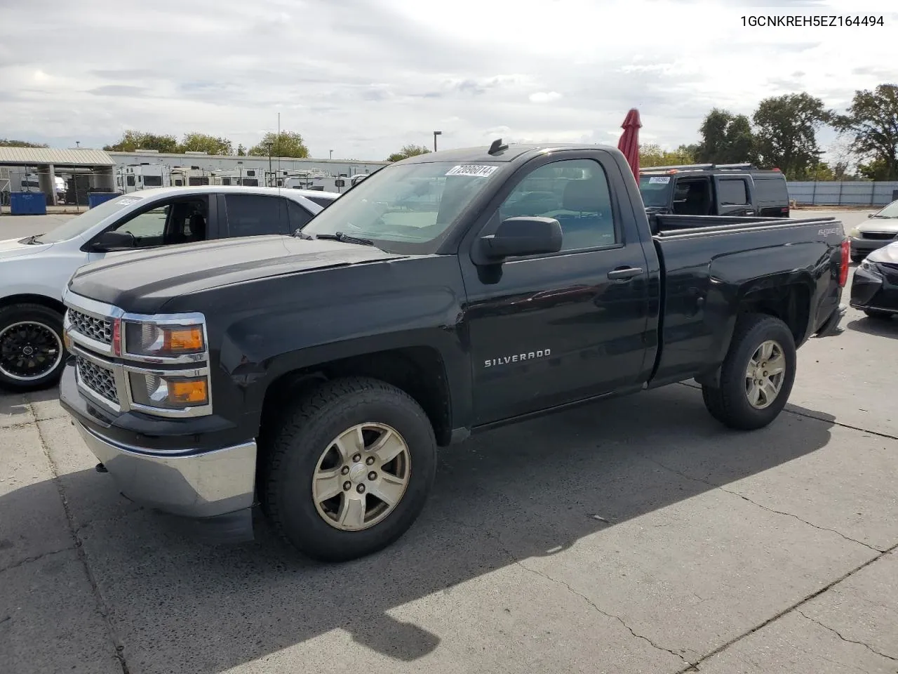 2014 Chevrolet Silverado K1500 Lt VIN: 1GCNKREH5EZ164494 Lot: 72096014