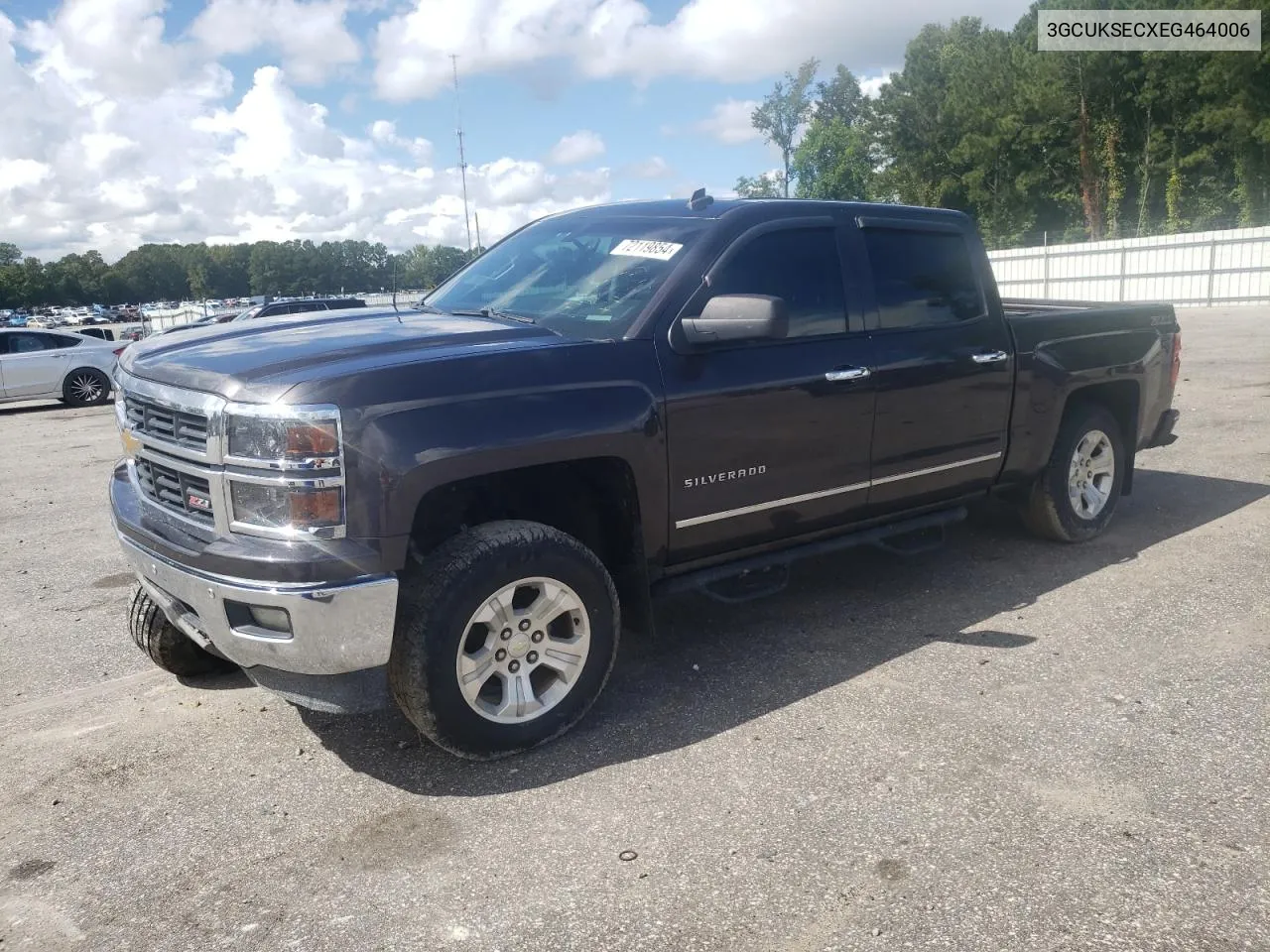 2014 Chevrolet Silverado K1500 Ltz VIN: 3GCUKSECXEG464006 Lot: 72119854