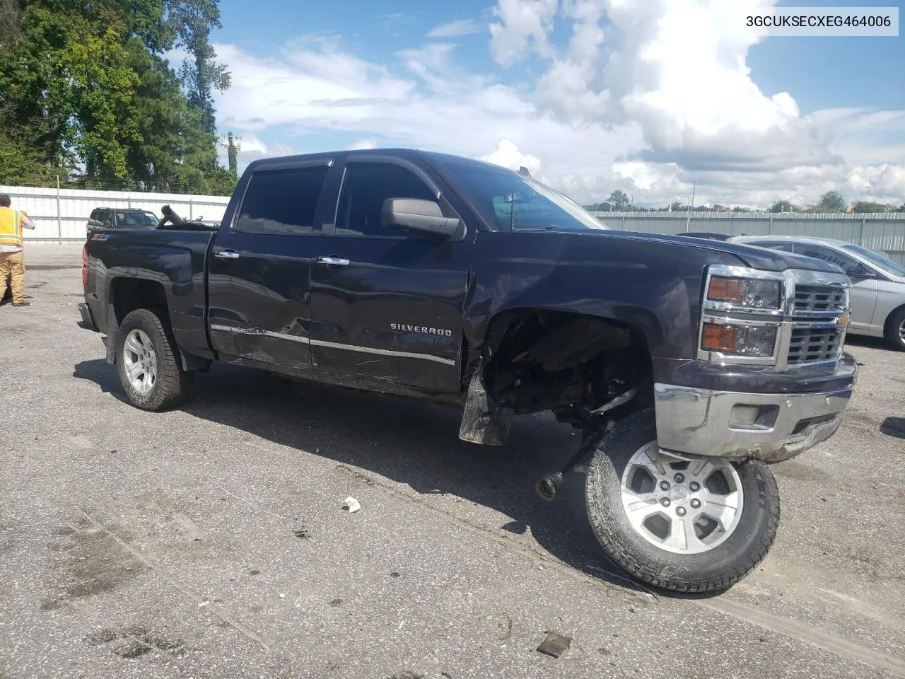 2014 Chevrolet Silverado K1500 Ltz VIN: 3GCUKSECXEG464006 Lot: 72119854