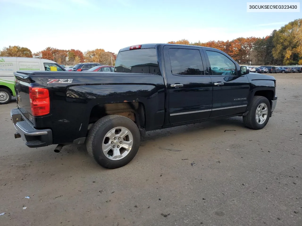 2014 Chevrolet Silverado K1500 Ltz VIN: 3GCUKSEC9EG323430 Lot: 72154404