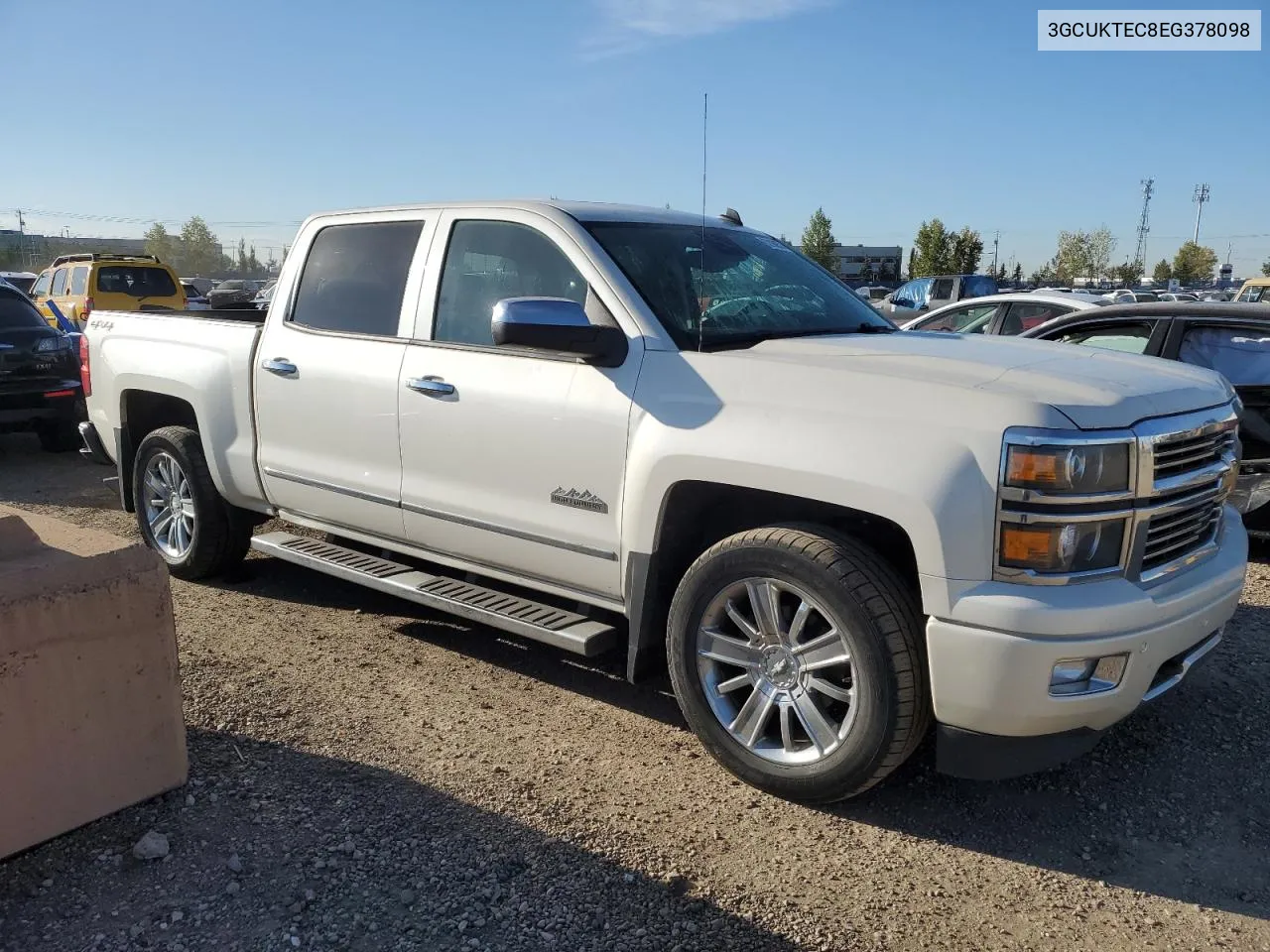 2014 Chevrolet Silverado K1500 High Country VIN: 3GCUKTEC8EG378098 Lot: 72169574