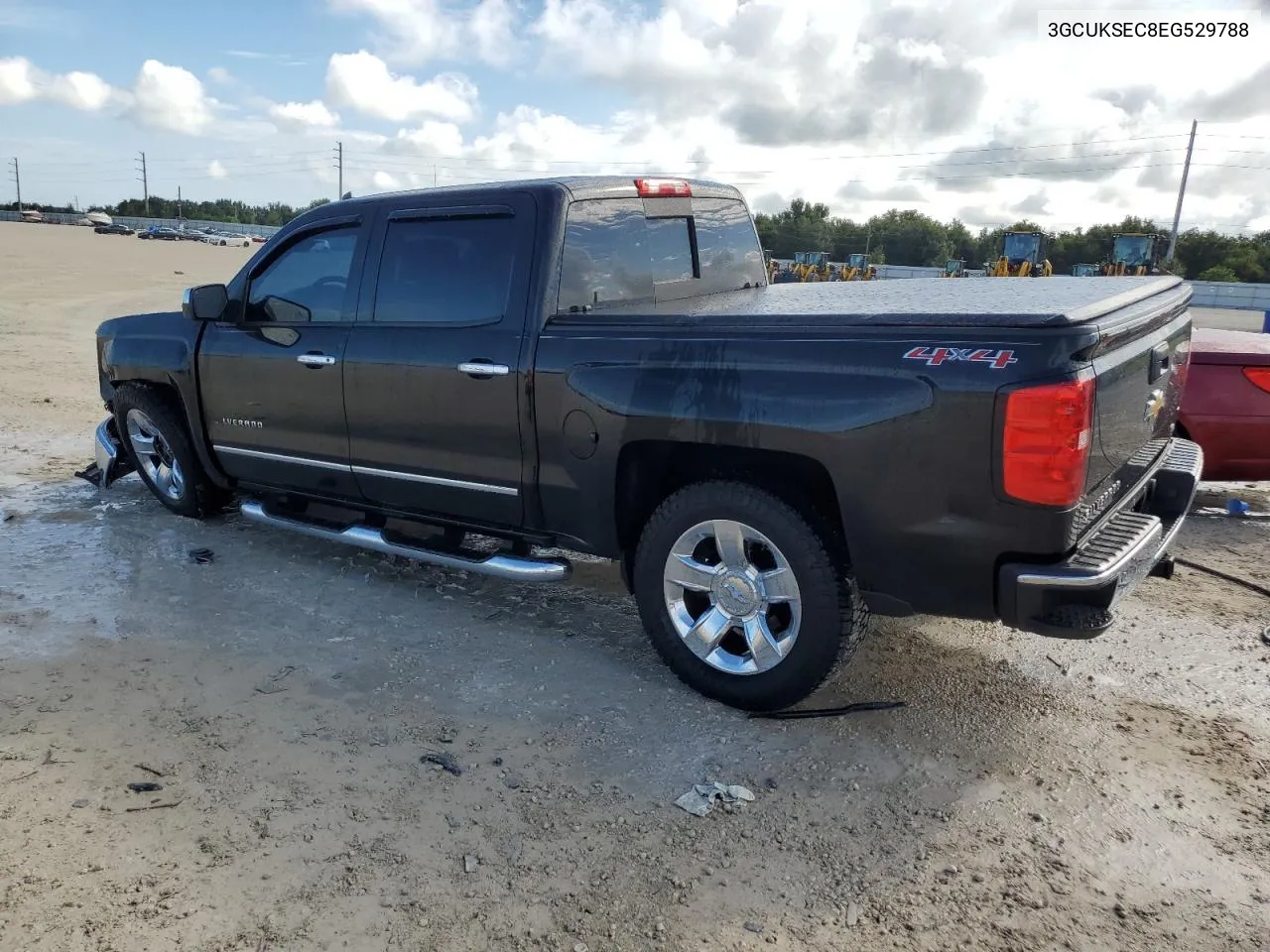 2014 Chevrolet Silverado K1500 Ltz VIN: 3GCUKSEC8EG529788 Lot: 72188774