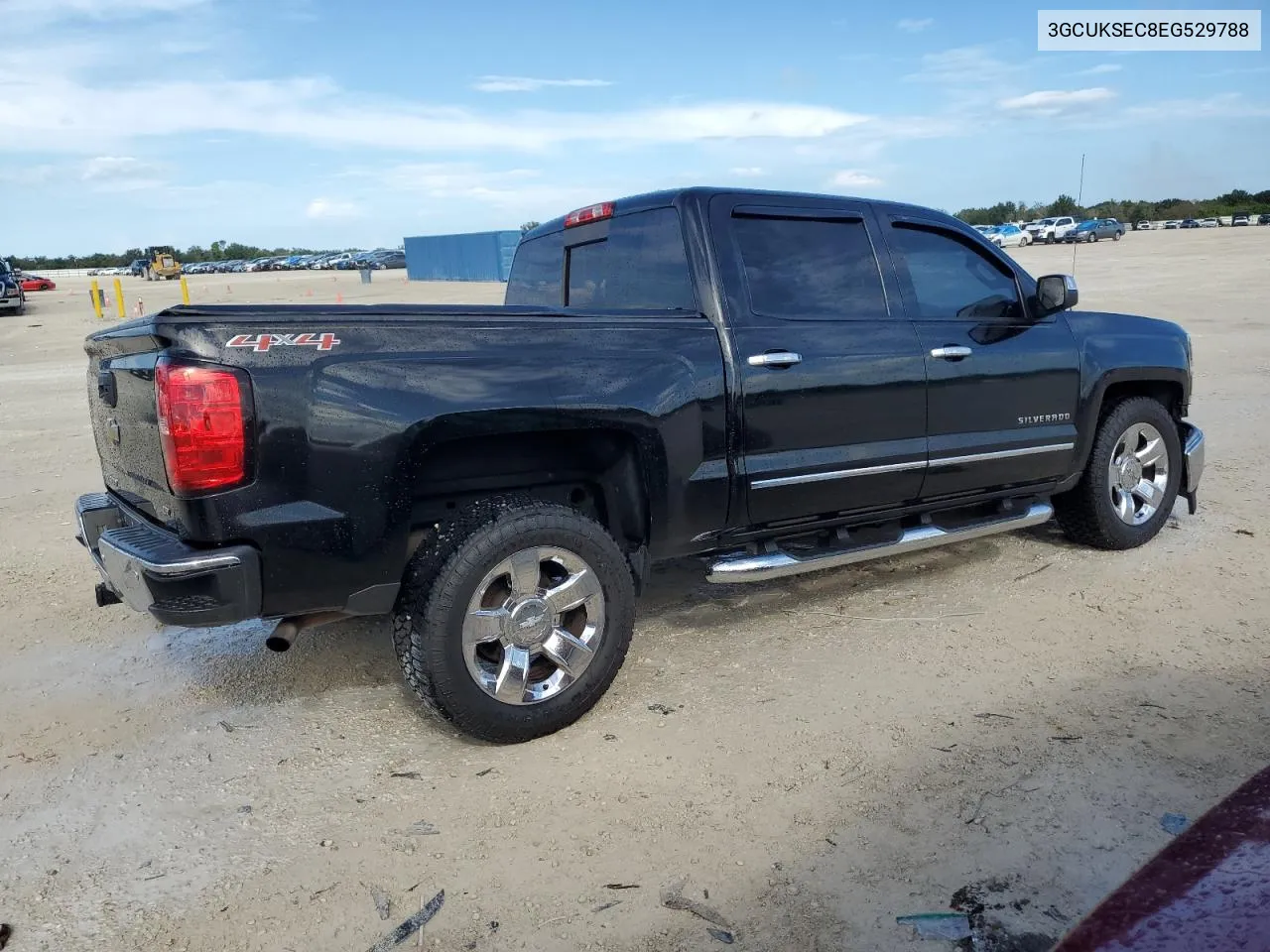 2014 Chevrolet Silverado K1500 Ltz VIN: 3GCUKSEC8EG529788 Lot: 72188774