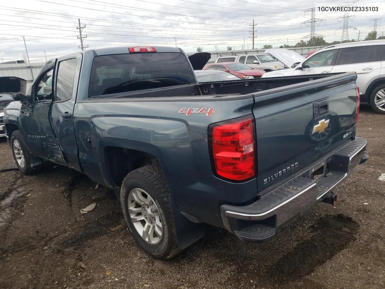 2014 Chevrolet Silverado K1500 Lt VIN: 1GCVKREC3EZ335103 Lot: 72201304