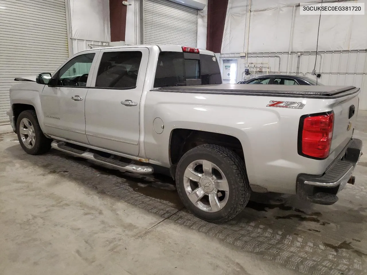 2014 Chevrolet Silverado K1500 Ltz VIN: 3GCUKSEC0EG381720 Lot: 72221644