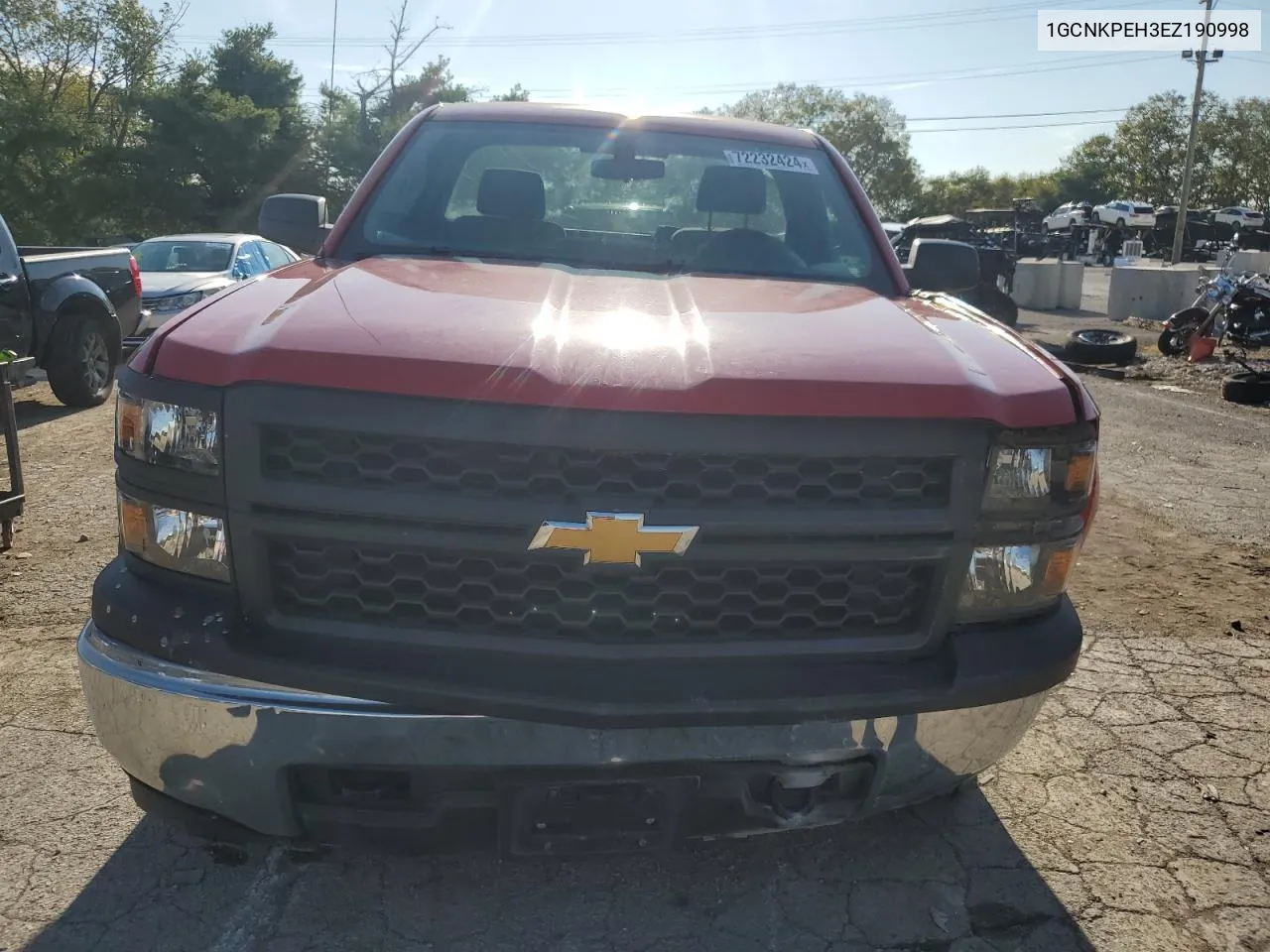 2014 Chevrolet Silverado K1500 VIN: 1GCNKPEH3EZ190998 Lot: 72232424