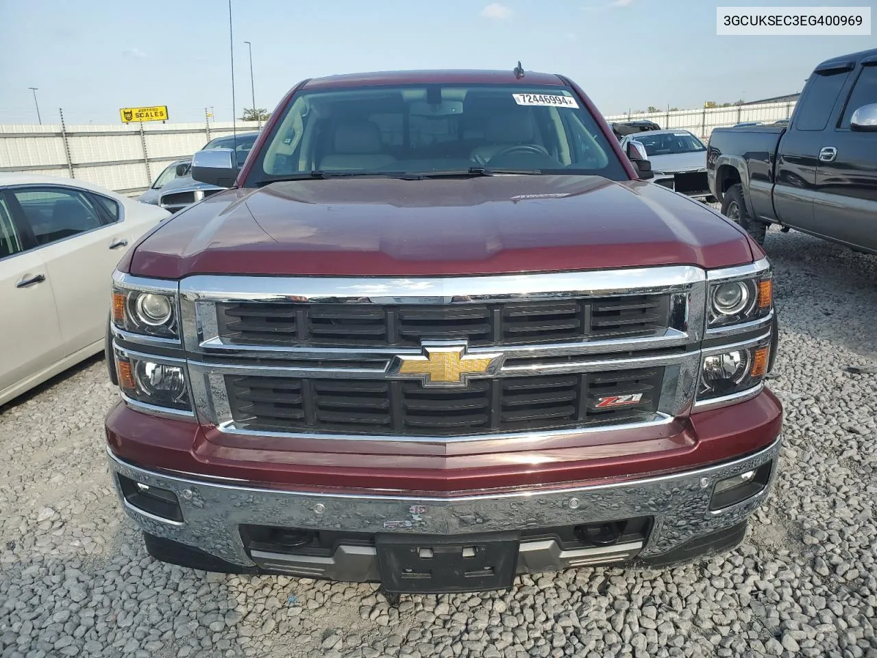 3GCUKSEC3EG400969 2014 Chevrolet Silverado K1500 Ltz