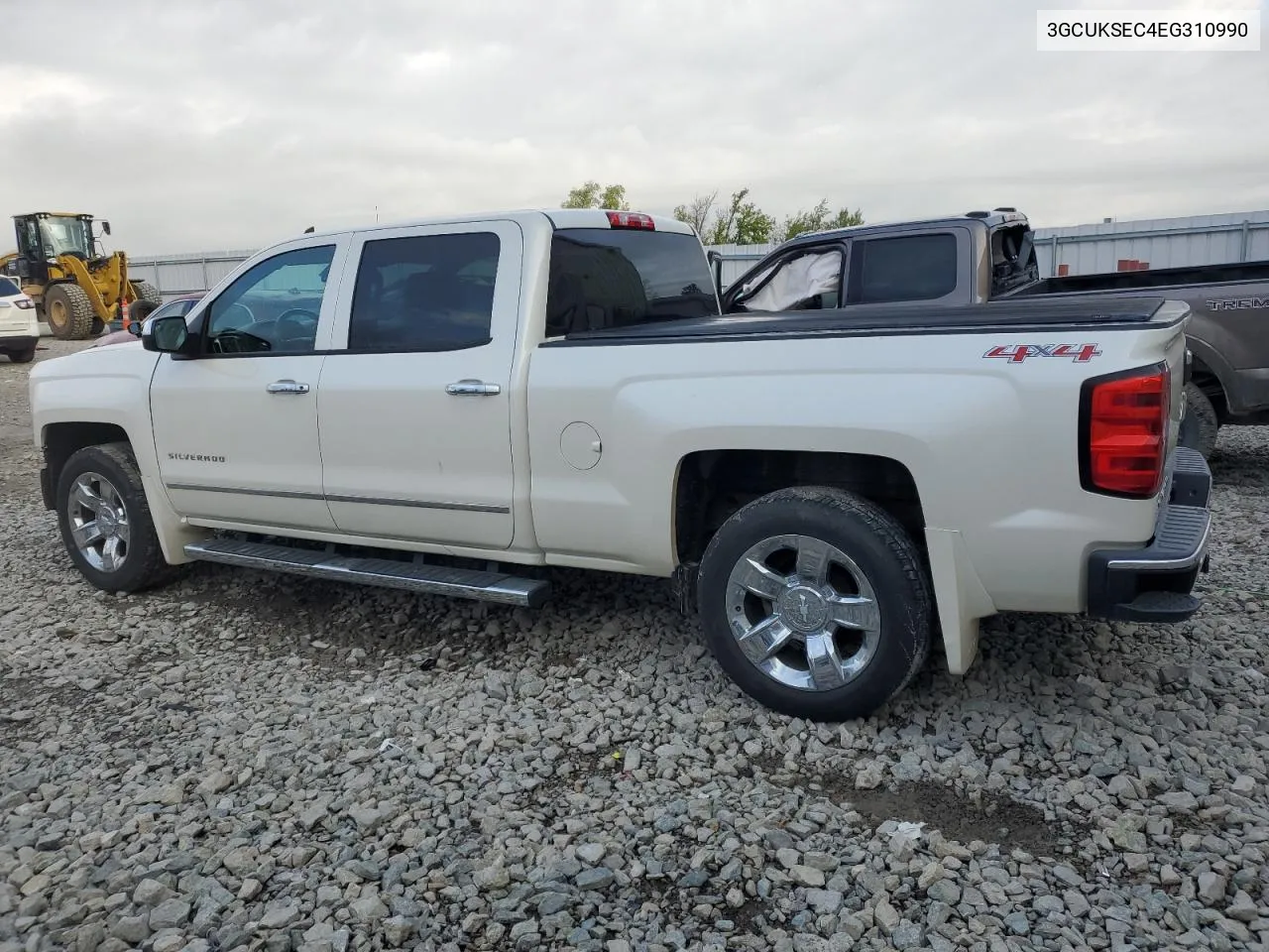 2014 Chevrolet Silverado K1500 Ltz VIN: 3GCUKSEC4EG310990 Lot: 72510774