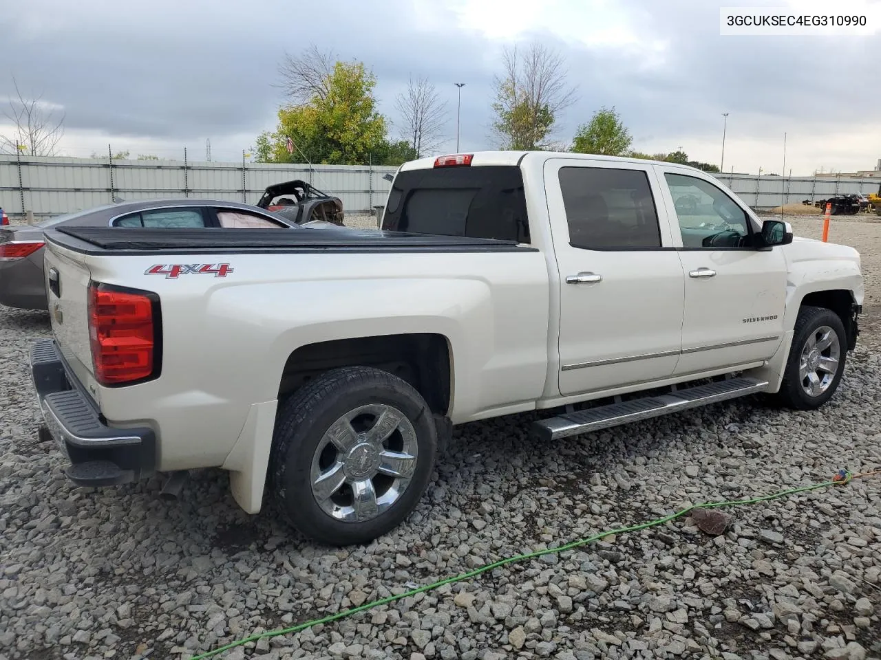 2014 Chevrolet Silverado K1500 Ltz VIN: 3GCUKSEC4EG310990 Lot: 72510774