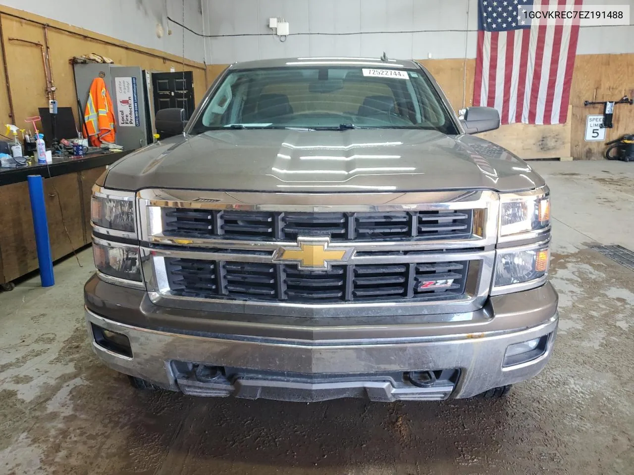 2014 Chevrolet Silverado K1500 Lt VIN: 1GCVKREC7EZ191488 Lot: 72522744