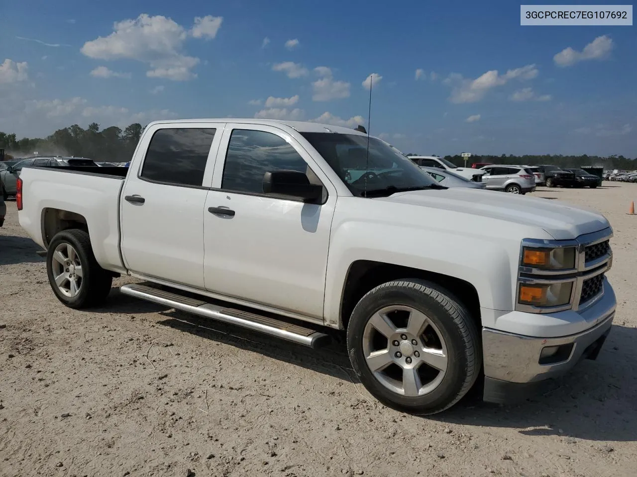 2014 Chevrolet Silverado C1500 Lt VIN: 3GCPCREC7EG107692 Lot: 72634554