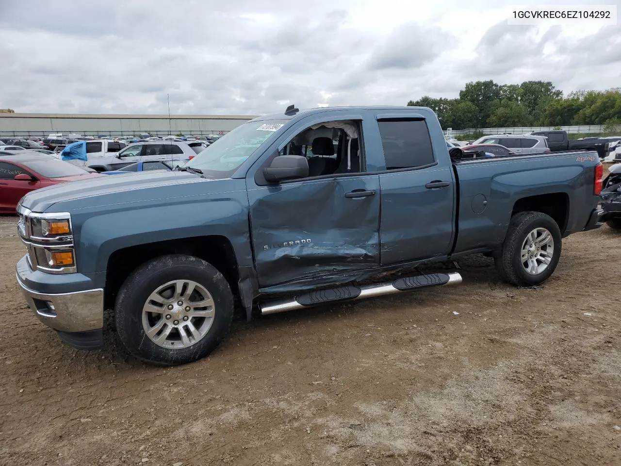 2014 Chevrolet Silverado K1500 Lt VIN: 1GCVKREC6EZ104292 Lot: 72707994