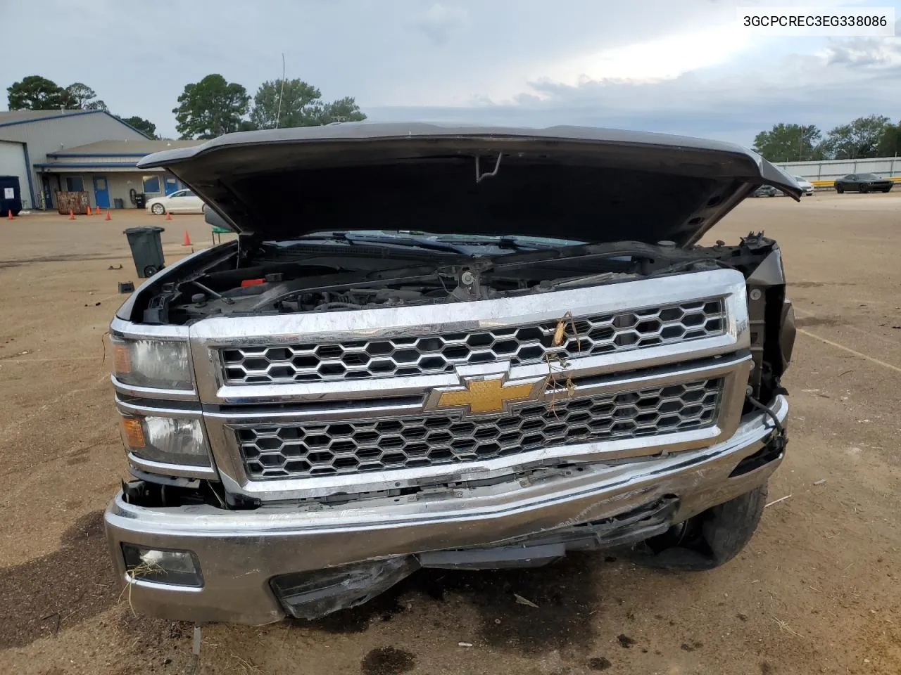 2014 Chevrolet Silverado C1500 Lt VIN: 3GCPCREC3EG338086 Lot: 72734414