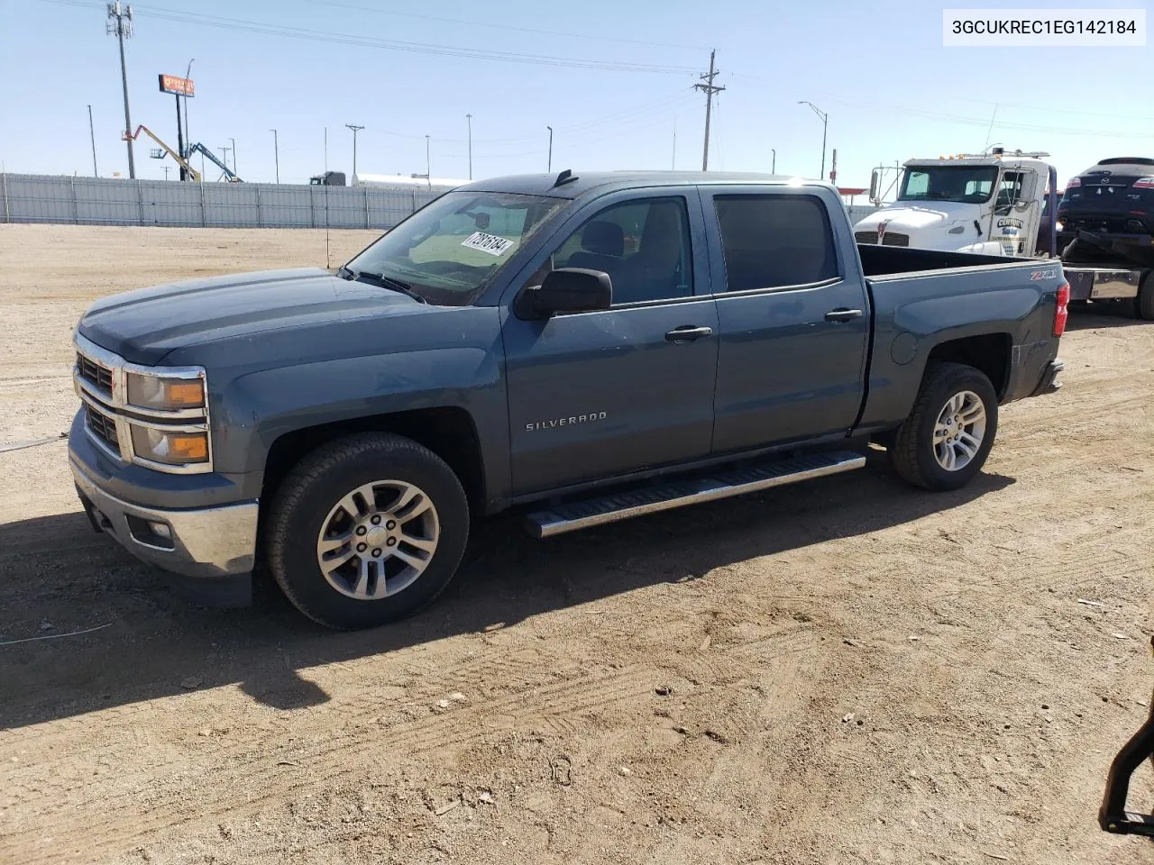 2014 Chevrolet Silverado K1500 Lt VIN: 3GCUKREC1EG142184 Lot: 72816184