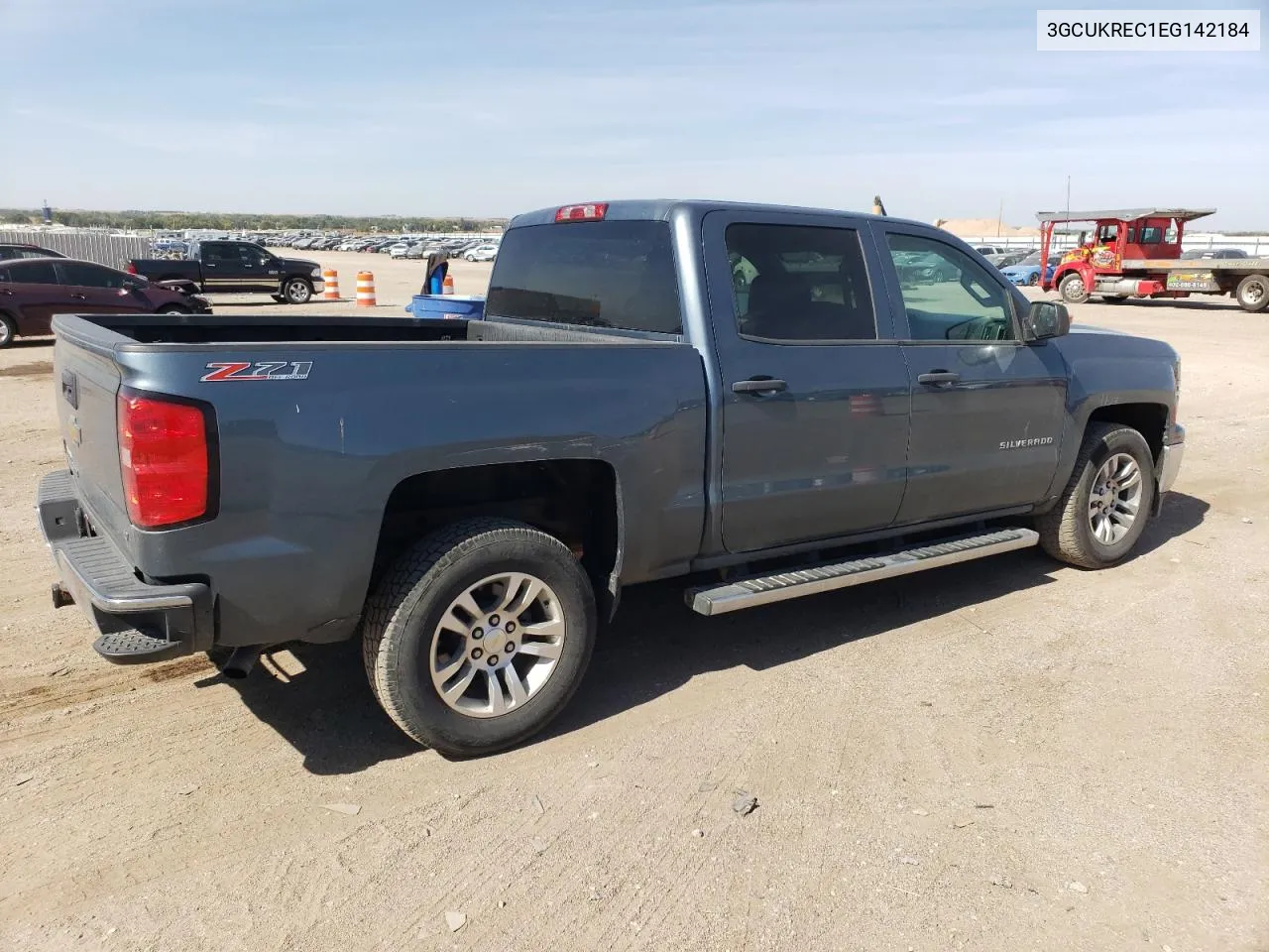 2014 Chevrolet Silverado K1500 Lt VIN: 3GCUKREC1EG142184 Lot: 72816184