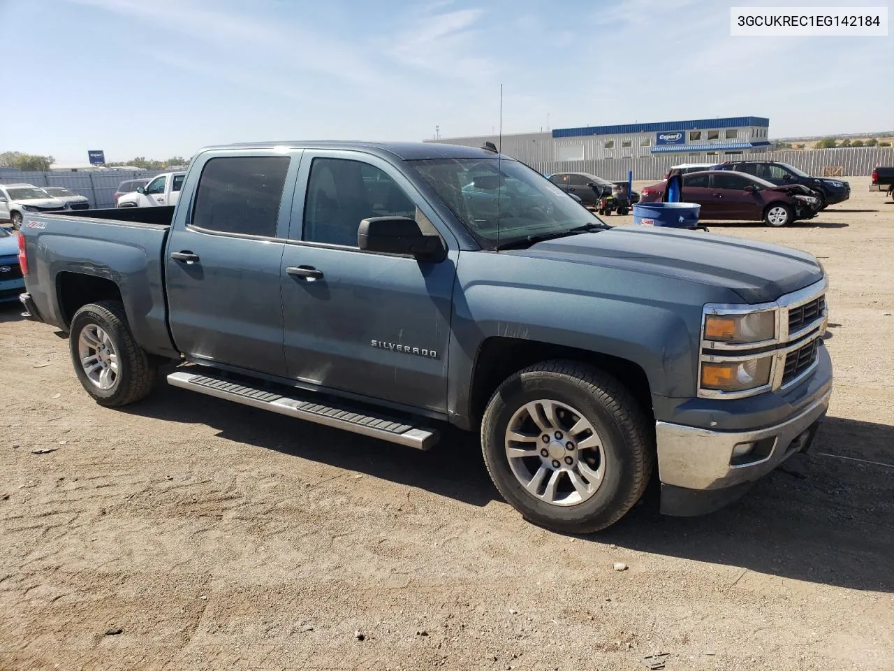 2014 Chevrolet Silverado K1500 Lt VIN: 3GCUKREC1EG142184 Lot: 72816184