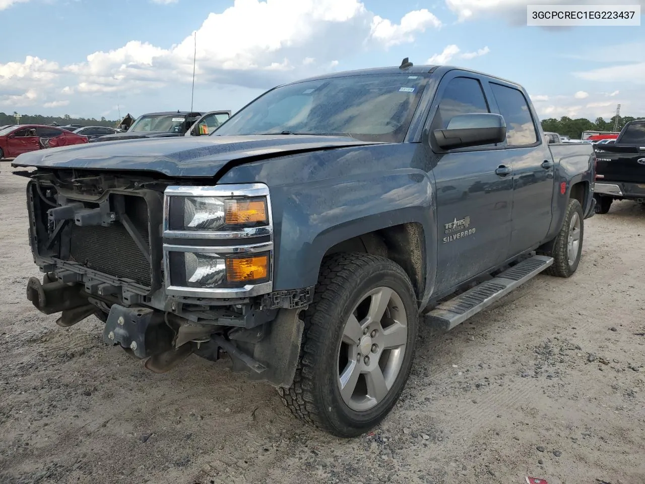 2014 Chevrolet Silverado C1500 Lt VIN: 3GCPCREC1EG223437 Lot: 72920704